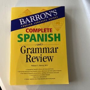 SPANISH grammar review Barron’s like new book